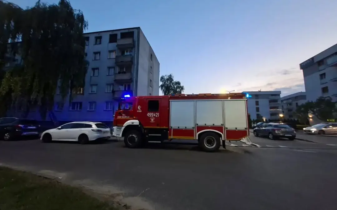 Fałszywy alarm czujki gazu w Koźminie Wlkp. – interwencja straży pożarnej