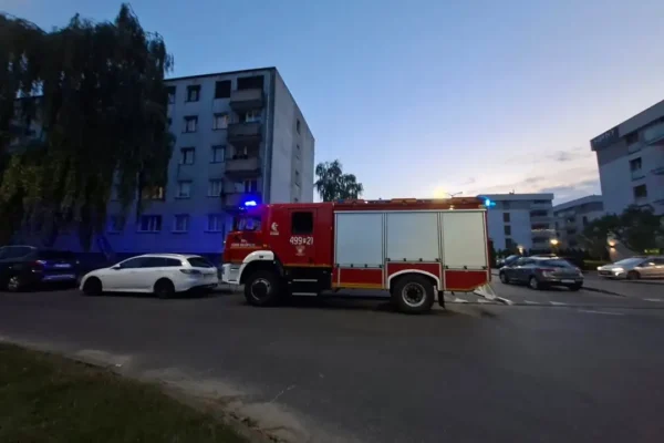 Fałszywy alarm czujki gazu w Koźminie Wlkp. – interwencja straży pożarnej