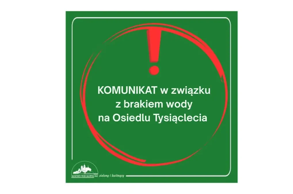 Awaria wodociągów na Osiedlu Tysiąclecia w Koźminie Wielkopolskim – trwają naprawy