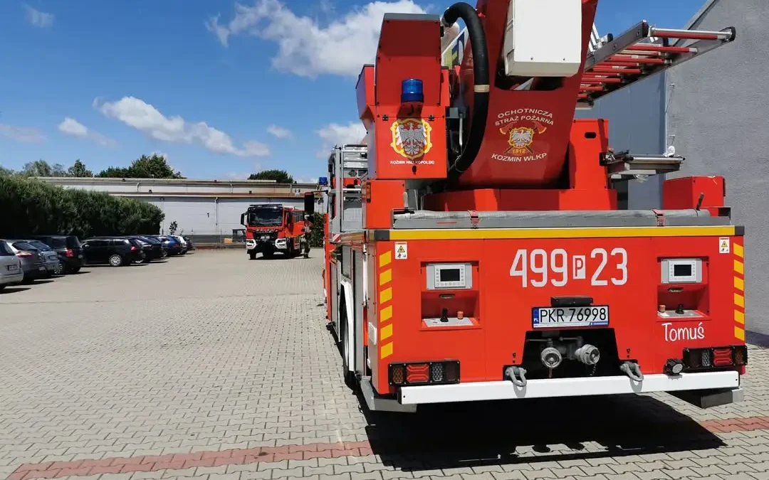 Fałszywy alarm w Koźminie Wielkopolskim – strażacy zadysponowani do zabezpieczenia