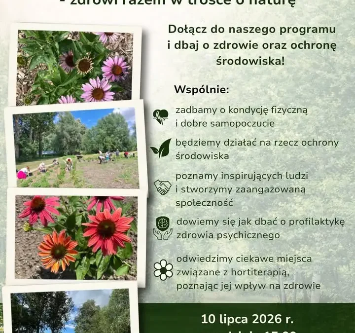 Zielony wolontariat – zdrowie i natura w jednym. Dołącz 10 lipca!
