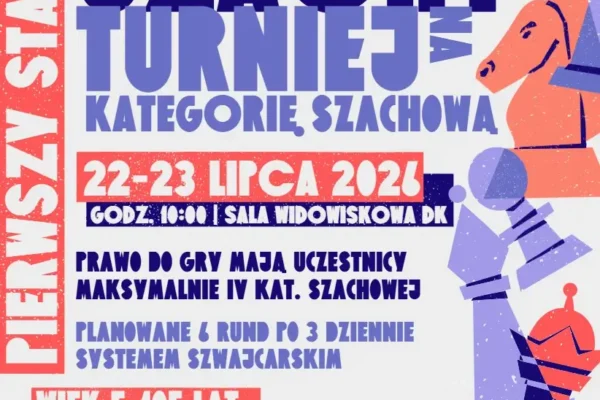 Turniej szachowy „Pierwszy Start” w Zdunach – sprawdź swoje umiejętności