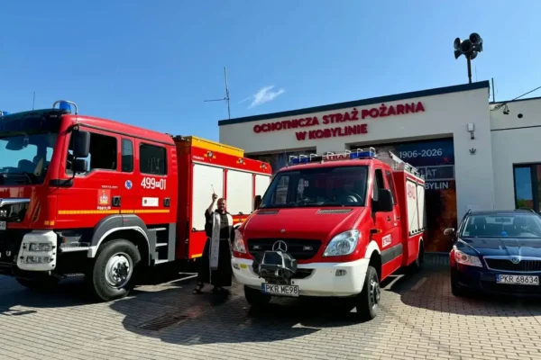 Poświęcenie pojazdów strażackich z okazji wspomnienia św. Krzysztofa