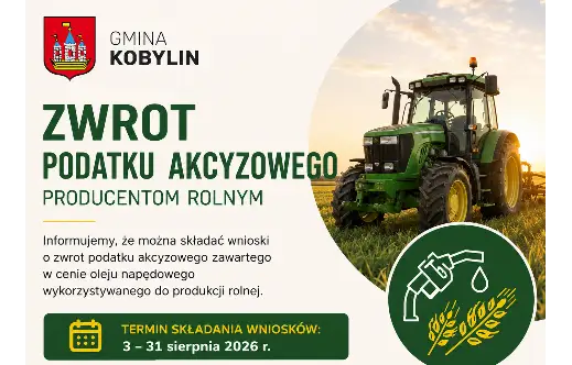 Rusza drugi okres składania wniosków o zwrot akcyzy dla rolników w Kobylinie