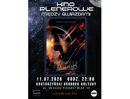 Kino plenerowe „Między gwiazdami” startuje z filmem „Pierwszy człowiek”
