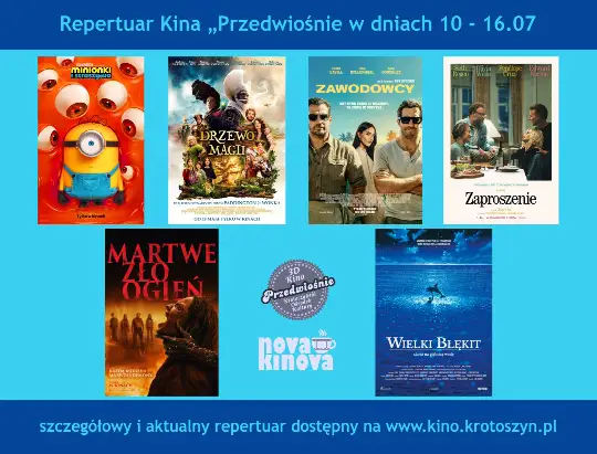 Repertuar Kina Przedwiośnie w Krotoszynie na dni 10-16 lipca
