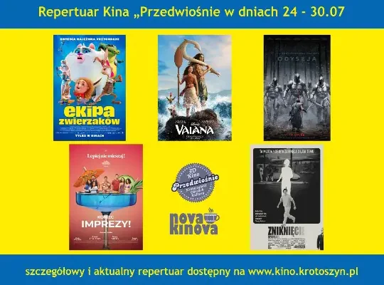 Repertuar Kina Przedwiośnie w Krotoszynie na najbliższe dni