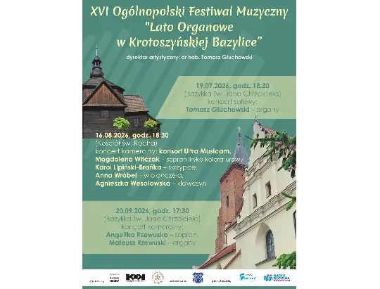 XVI Lato Organowe w Krotoszyńskiej Bazylice – trzy bezpłatne koncerty