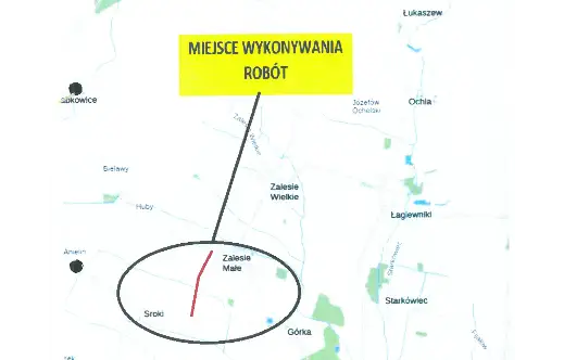 Remont drogi Sroki – Zalesie Małe od 30 lipca. Będą utrudnienia