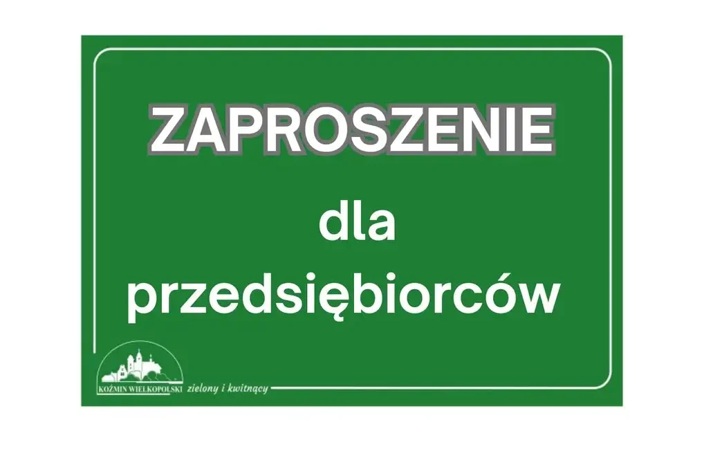 Koźmin Wlkp.: Konsultacje z przedsiębiorcami w sprawie Planu ogólnego gminy