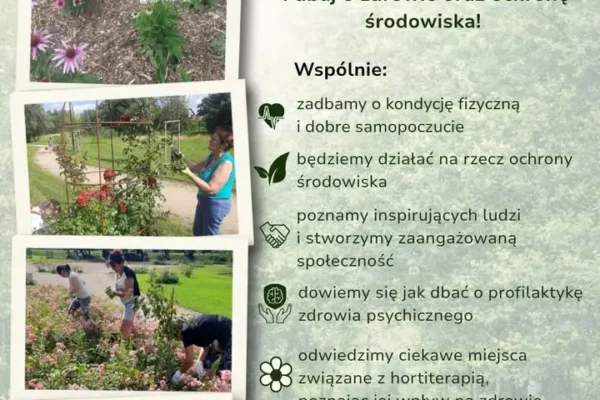 Zielony wolontariat w Koźminie Wielkopolskim – zdrowie i natura w jednym