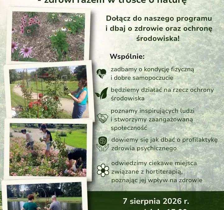 Zielony wolontariat w Koźminie Wielkopolskim – zdrowie i natura w jednym