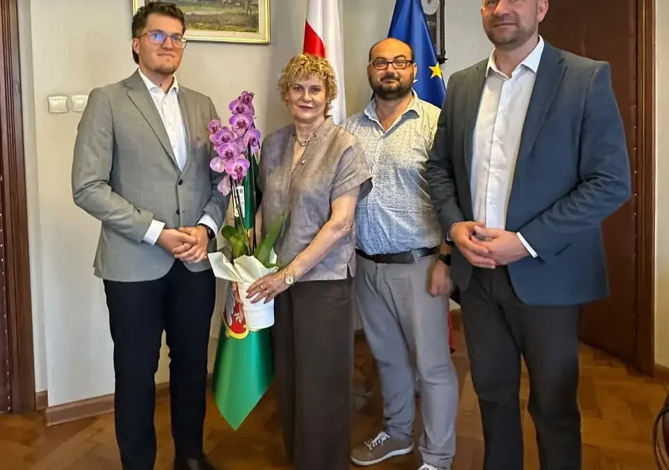 Spotkanie burmistrza Koźmina Wielkopolskiego z posłanką Alicją Łuczak