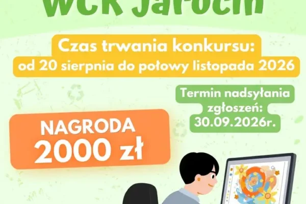 Konkurs na maskotkę WCR Jarocin – wygraj 2000 zł!