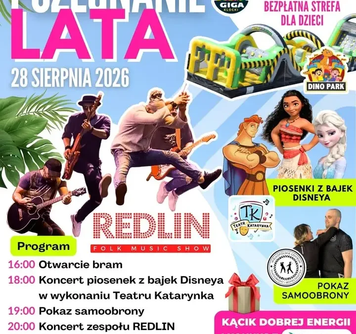 Festyn Rodzinny Pożegnanie Lata 2026 w Kobylinie – atrakcje dla całych rodzin