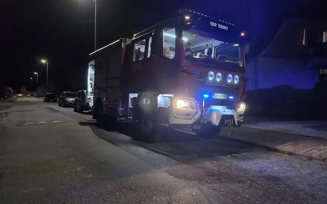 OSP Zduny usunęła gniazdo os z budynku mieszkalnego przy ul. Kolejowej