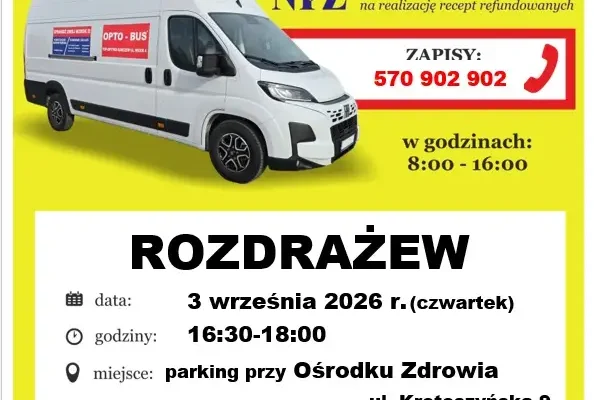 Bezpłatne badania wzroku w Rozdrażewie – zapisy już trwają