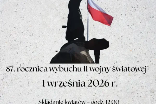 Uroczystości w Koźminie Wielkopolskim z okazji 87. rocznicy wybuchu II wojny światowej