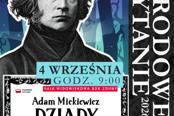 Narodowe Czytanie „Dziadów” w Zdunach – spotkanie 4 września