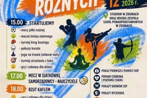 Festyn Sportów Różnych w Zdunach już 12 września – sprawdź program