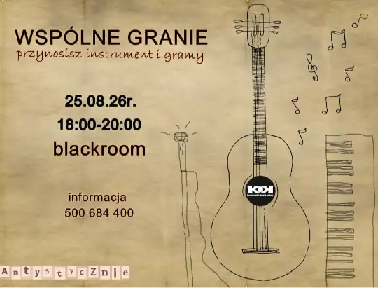 Wspólne granie w KOK – dołącz do muzycznych spotkań