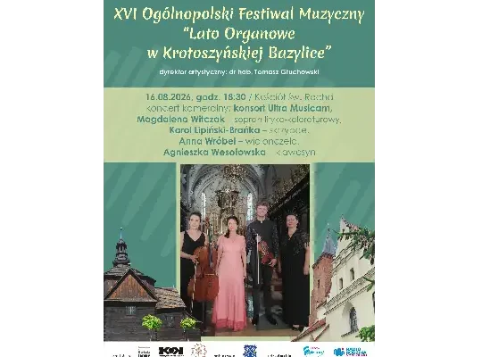 XVI Lato Organowe w Krotoszynie: koncert kameralny w Kościele Św. Rocha