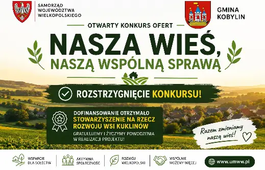 Stowarzyszenie z Kuklinowa z dofinansowaniem na rozwój wsi
