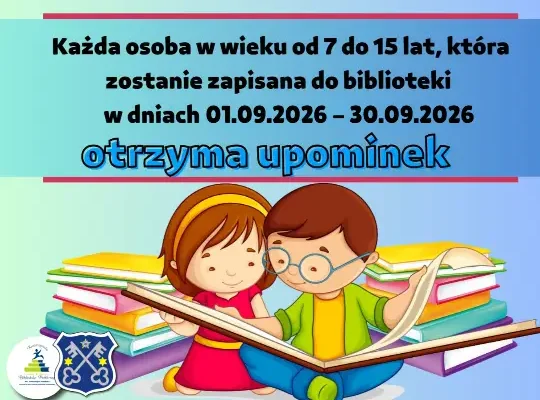 Biblioteka w Krotoszynie zaprasza dzieci do akcji czytelniczej – zapisz się i odbierz upominek