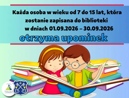 Biblioteka w Krotoszynie zaprasza dzieci do akcji czytelniczej – zapisz się i odbierz upominek