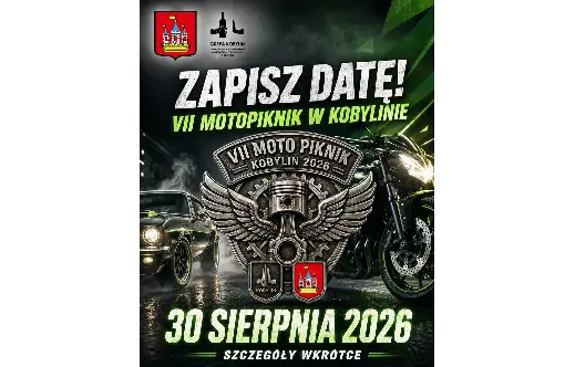 VII Motopiknik w Kobylinie – 30 sierpnia 2026