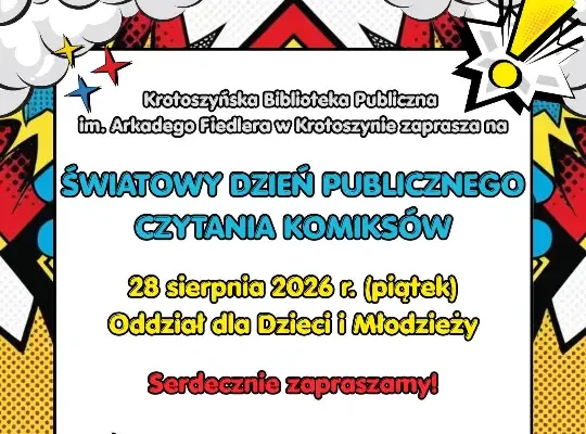 Światowy Dzień Publicznego Czytania Komiksów w Krotoszynie