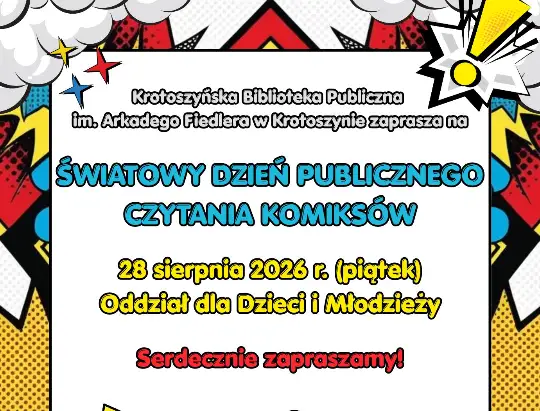 Światowy Dzień Publicznego Czytania Komiksów w Krotoszynie