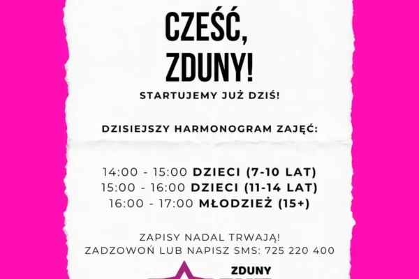 Talent Studio Zduny rozpoczyna nowy sezon zajęć – trwają zapisy