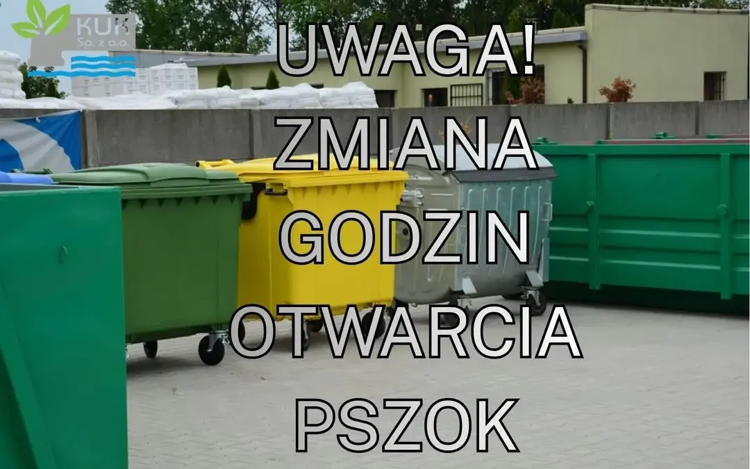 Zmiana godzin otwarcia PSZOK w Koźminie Wlkp. – sprawdź harmonogram