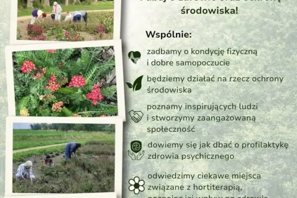 Zielony Wolontariat w Koźminie Wielkopolskim zaprasza na spotkanie w Parku Doliny Orli