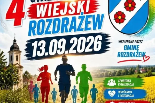 4. Ćwierćmaraton Wiejski w Rozdrażewie – kibicujmy razem!