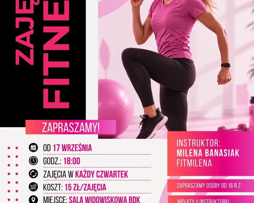 Nowe zajęcia fitness w Zdunach – start już 17 września