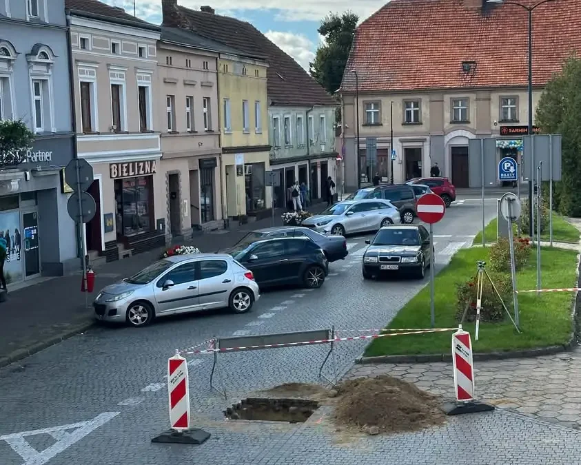 Badania archeologiczne na Starym Rynku w Koźminie Wielkopolskim – utrudnienia dla pieszych i kierowców