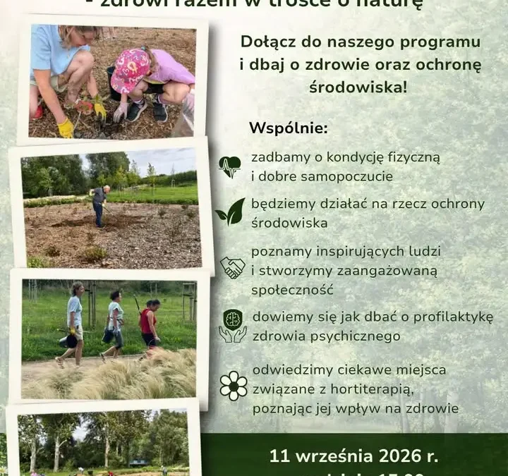 Zielony Wolontariat w Parku Doliny Orli – spotkanie 11 września