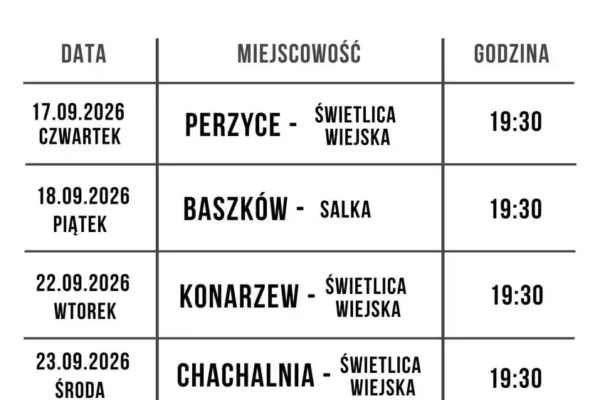 Gmina Zduny zaprasza na zebrania wiejskie. Mieszkańcy zdecydują o funduszu sołeckim na 2027 rok