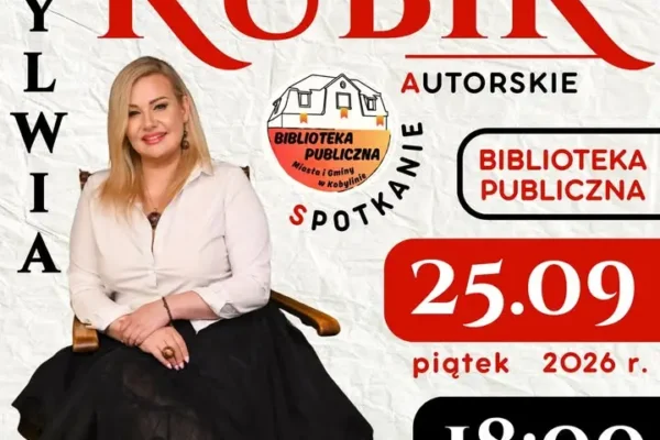 Spotkanie autorskie z Sylwią Kubik w Kobylinie – 25 września