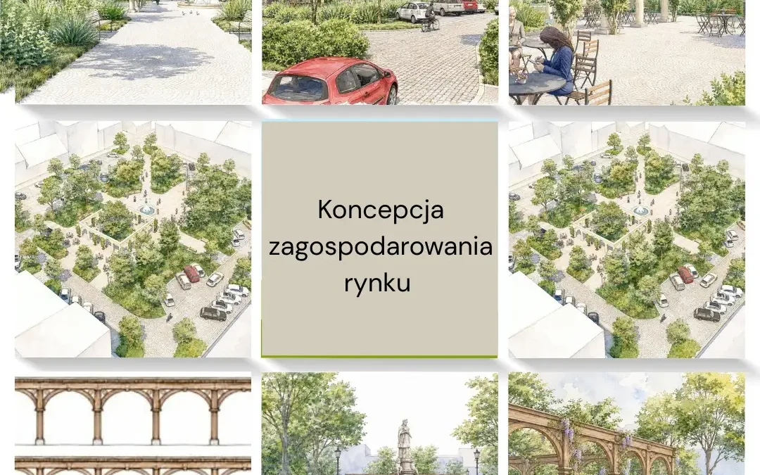 Wystawa koncepcji nowego rynku w Koźminie Wielkopolskim przeniesiona do biblioteki