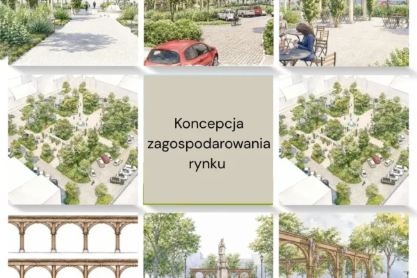 Wystawa koncepcji nowego rynku w Koźminie Wielkopolskim przeniesiona do biblioteki