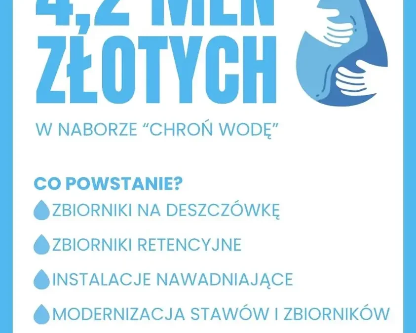 Koźmin Wielkopolski pozyskał dotację na odtworzenie zbiornika retencyjnego