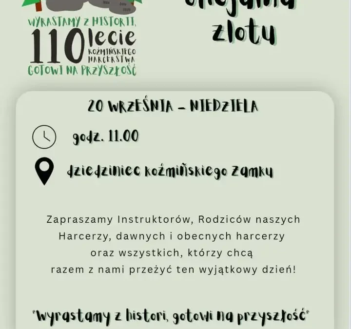 Koźmin Wielkopolski: jubileuszowa zbiórka krwi i 110-lecie harcerstwa w niedzielę