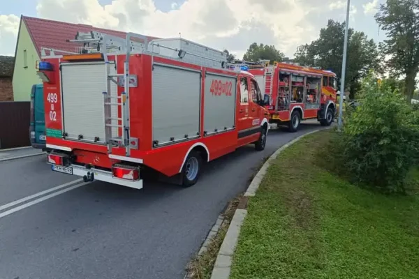 Zdarzenie drogowe w Smolicach — interweniowały OSP Kobylin i OSP Smolice
