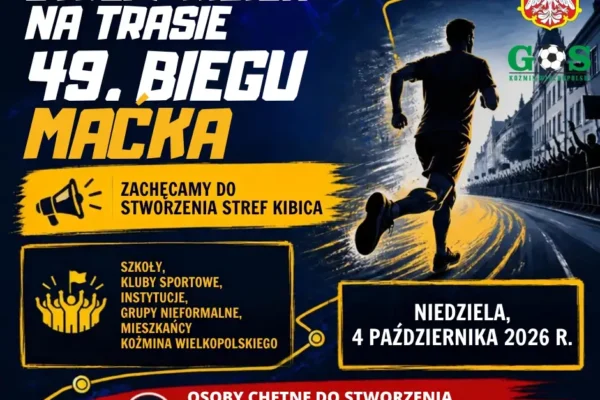 49. Bieg Maćka w Koźminie Wielkopolskim – miasto zaprasza do tworzenia stref kibica