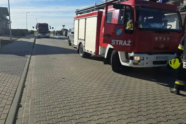 Zatrucie tlenkiem węgla w Rozdrażewie. Interweniowało OSP i Lotnicze Pogotowie Ratunkowe