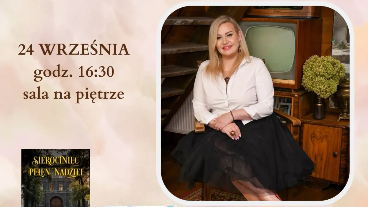 Spotkanie autorskie z Sylwią Kubik w koźmińskiej bibliotece