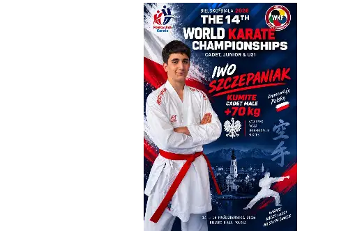 Iwo Szczepaniak z Kobylina w Kadrze Narodowej – powalczy o medale Mistrzostw Świata w Karate